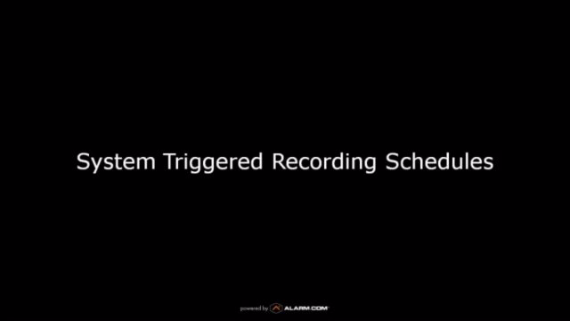 TCA Support - System Triggered Recordings